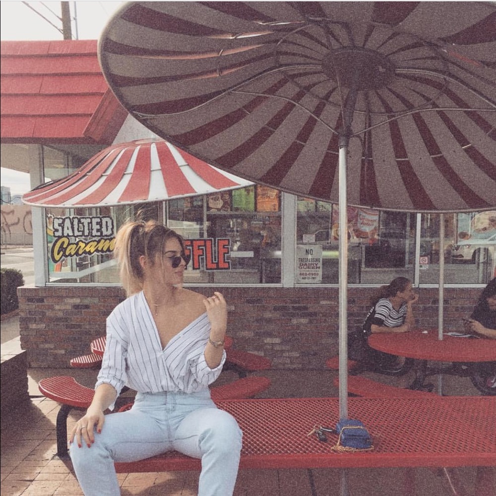 Linen Off The Shoulder Top